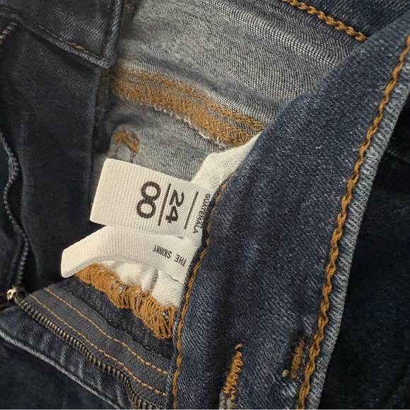 LOFT Skinny Jeans - Dark Wash - Picture 4 of 9